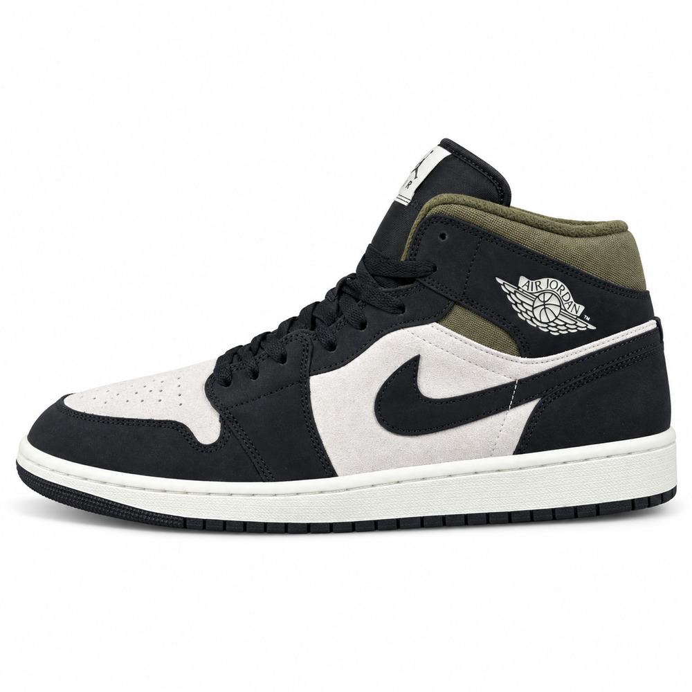 Nike Air Jordan 1 Mid SE Light Orewood Brown Off Noir HV4091-102 Men’s Size 11 - Picture 3 of 10